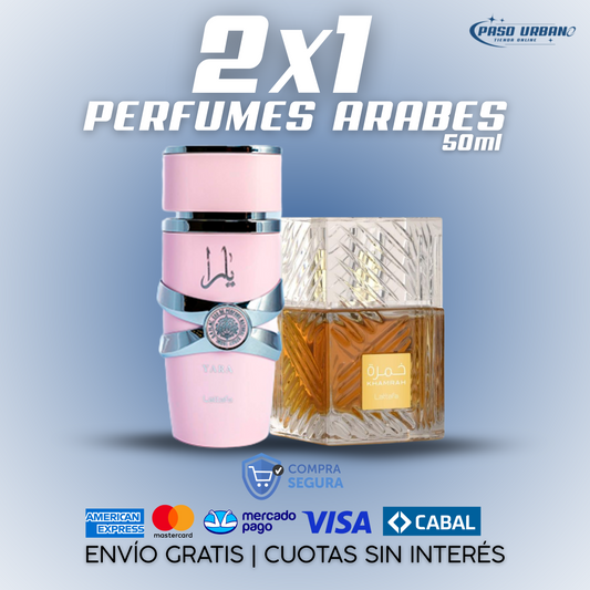 2x1 Perfumes Árabes YARA + KHAMRAH 50ml