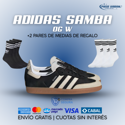 Adidas Samba OG W + 2 pares de medias ¡de regalo!